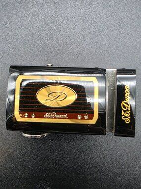 S.T. Dupont Yellow Gold Belt Buckle vintage sliding